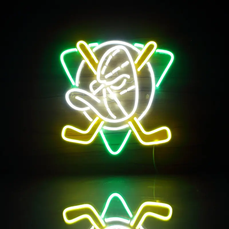 Nhl Anaheim Ducks Bar Neon Flex Led Sign 1
