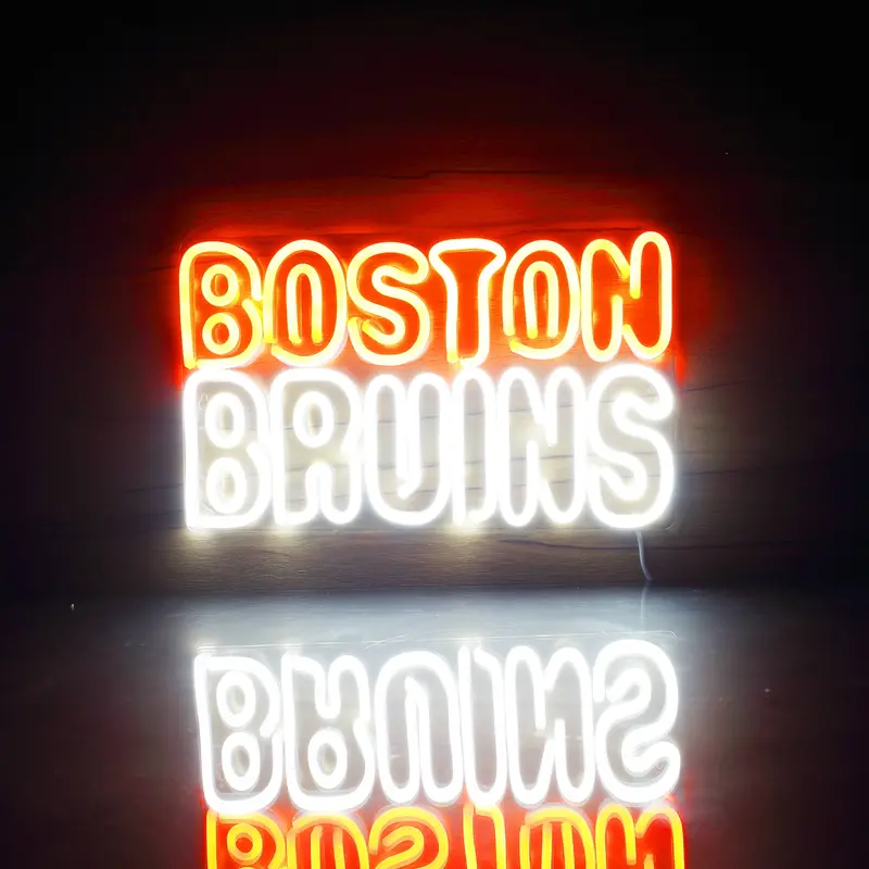 Nhl Boston Bruins Bar Neon Flex Led Sign 1