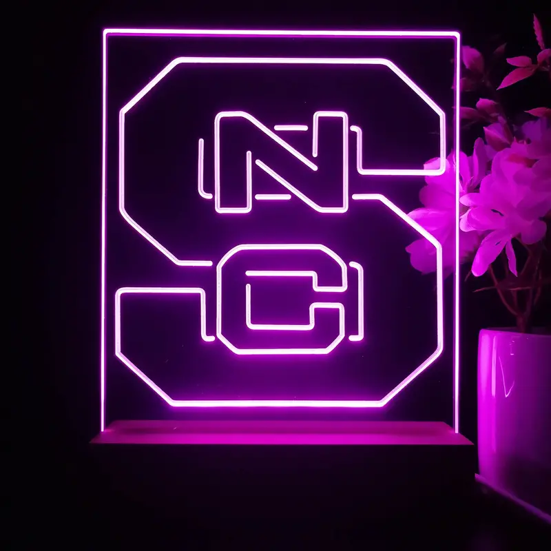 North Carolina State Wolfpack Neon Sign Pub Bar Lamp 1