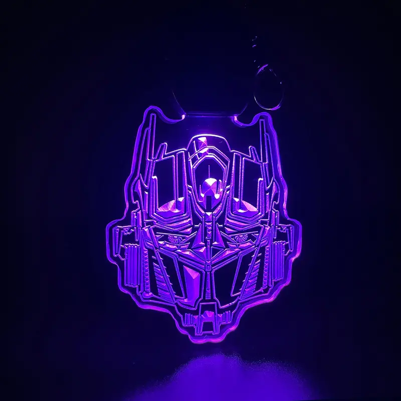 Optimus Prime Led Light Acrylic Keychain , Christmas Tree Ornament 1