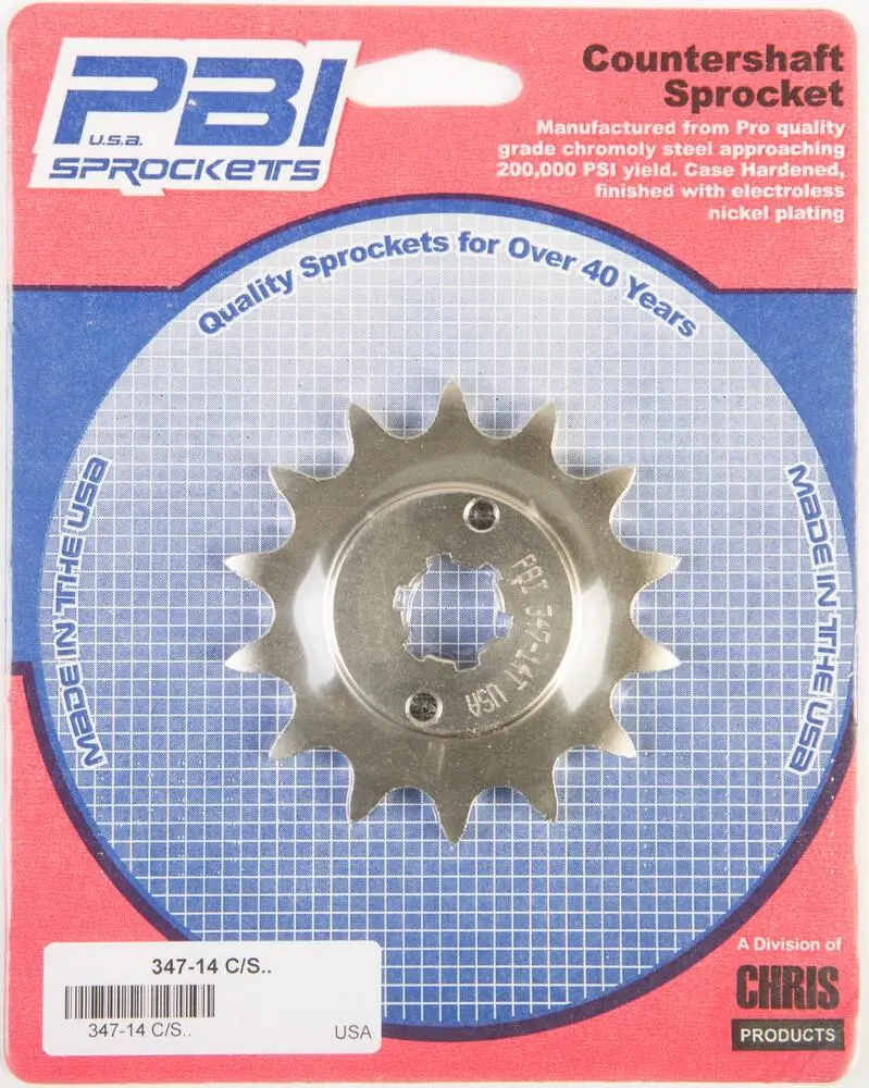 Pbi - 347-14 - Front Countershaft Sprocket, 14T Yamaha Blaster Yfs200 Ttr230 1