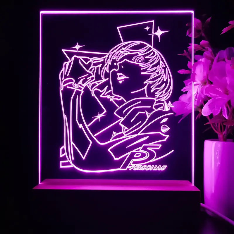 Persona 5 Game Room Led Sign Lamp Display 1