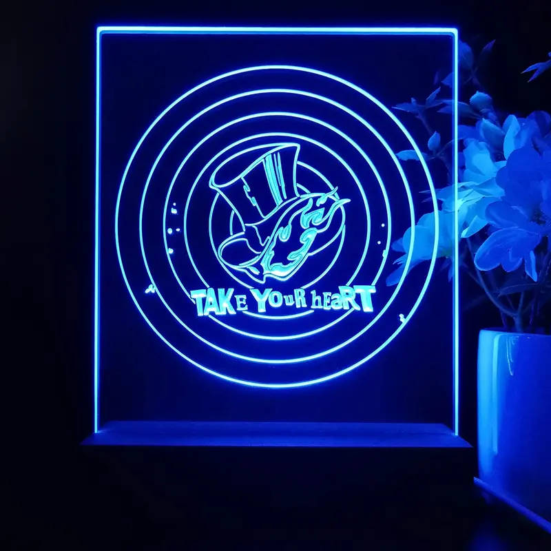 Persona 5 Game Room Led Sign Lamp Display 1