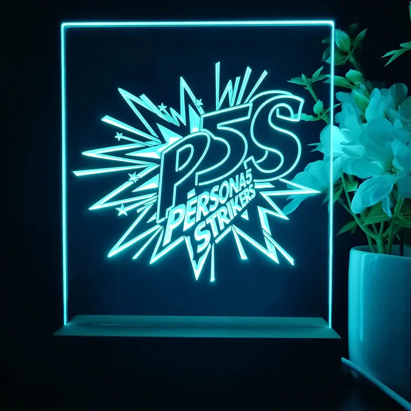 Persona 5 Strikers Game Room Led Sign Lamp Display 1