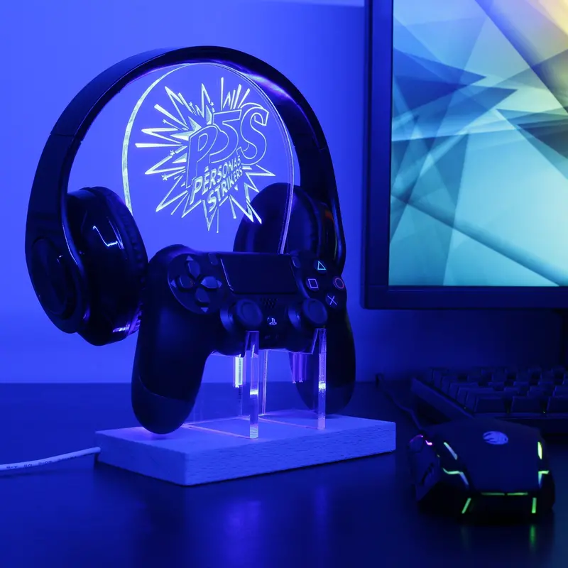 Persona 5 Strikers Led Gaming Headset Controller Stand 1