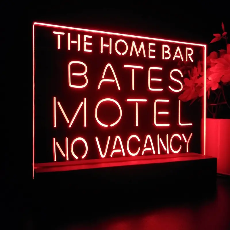 Personalized Bates Motel No Vacancy Souvenir Neon Led Night Light Sign 1