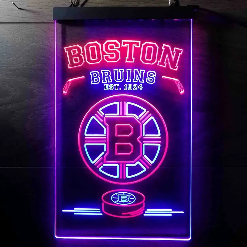 Personalized Boston Bruins Neon Led Sign 1