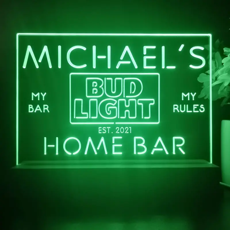 Personalized Bud Light Souvenir Neon Led Night Light Sign 1