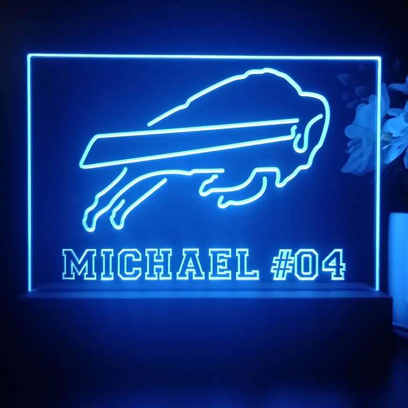 Personalized Buffalo Bills Souvenir Neon Led Night Light Sign 1