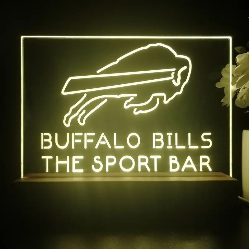 Personalized Buffalo Bills,Nfl Souvenir Neon Led Night Light Sign 1