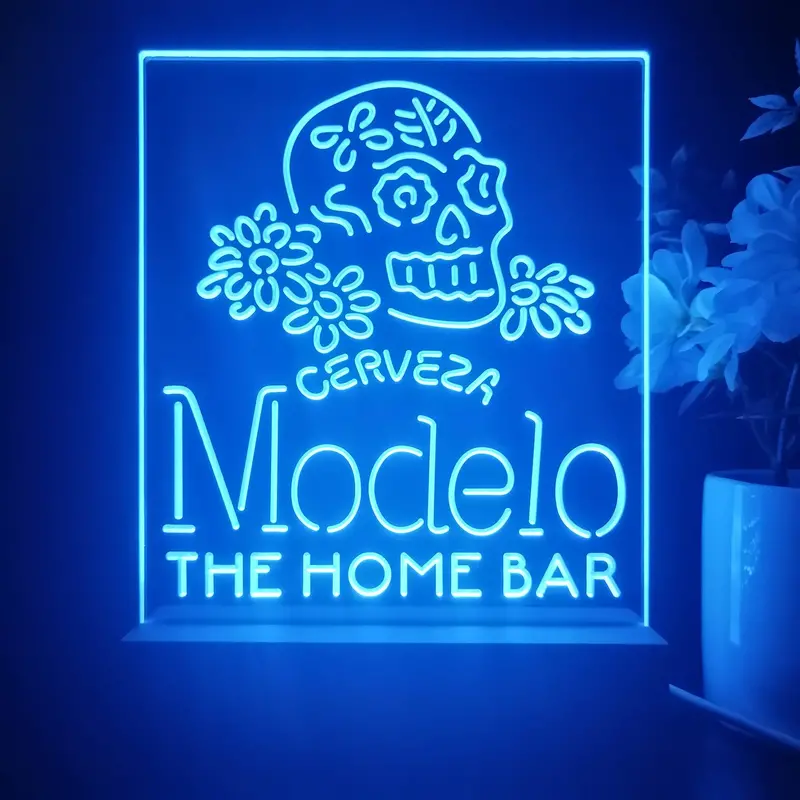 Personalized Cerveza Modelo Souvenir Neon Led Night Light Sign 1