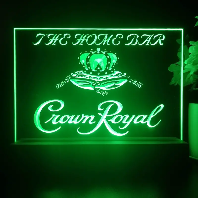 Personalized Crown Royal Souvenir Neon Led Night Light Sign 1