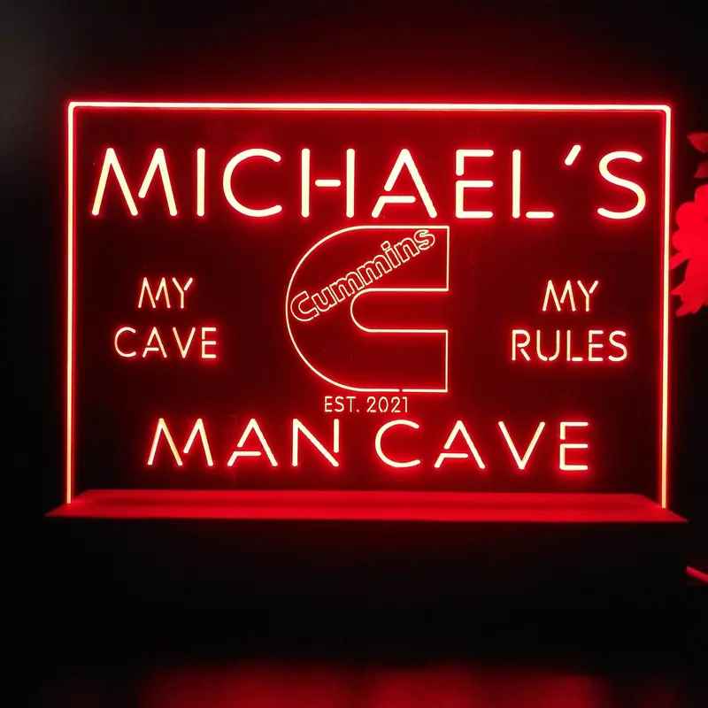 Personalized Cummins Souvenir Neon Led Night Light Sign 1