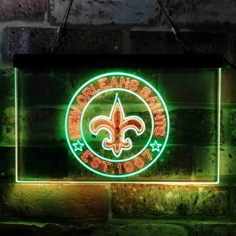 Personalized Custom New Orleans Saints Neon-Like Led Sign - Father's Day Gift 1