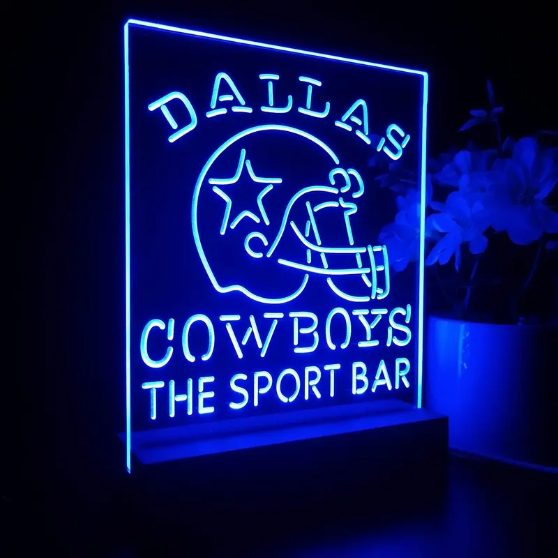 Personalized Dallas Cowboys Souvenir Neon Led Sign Lamp 1