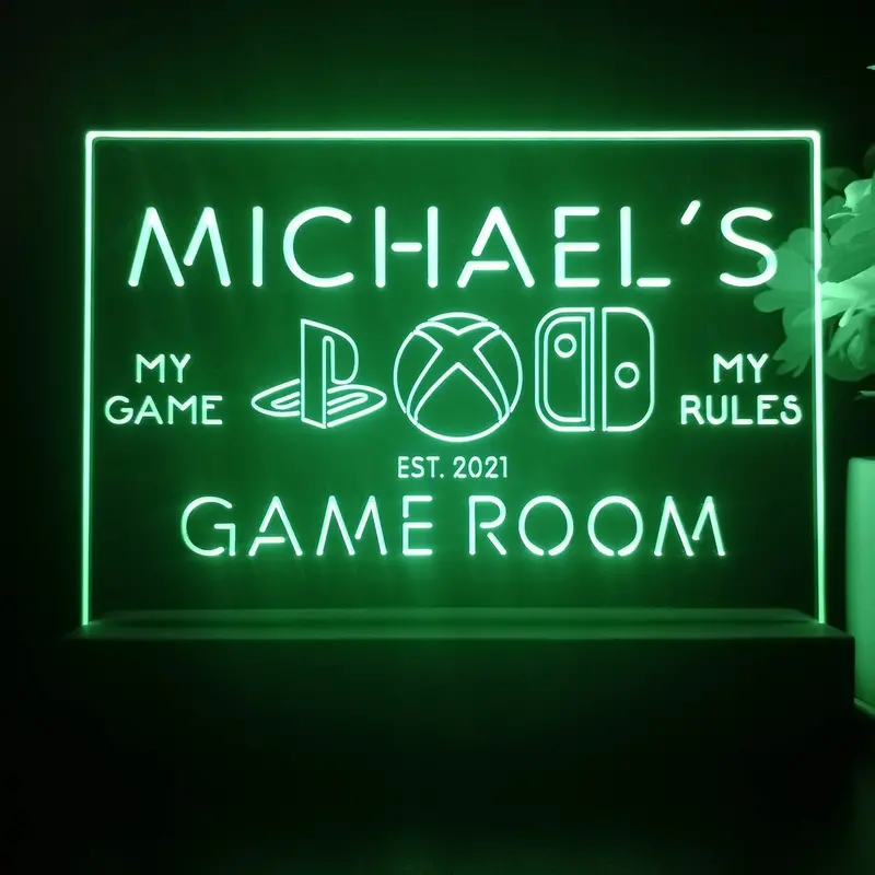 Personalized Gaming Console Collection Souvenir Neon Led Night Light Sign 1