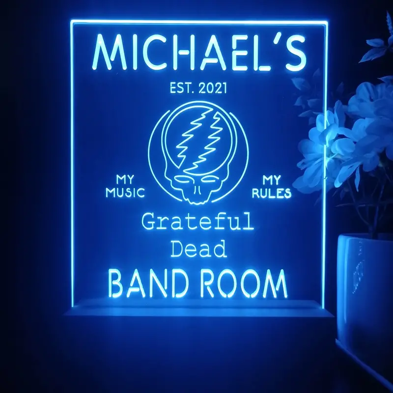Personalized Grateful Dead Souvenir Neon Led Night Light Sign 1