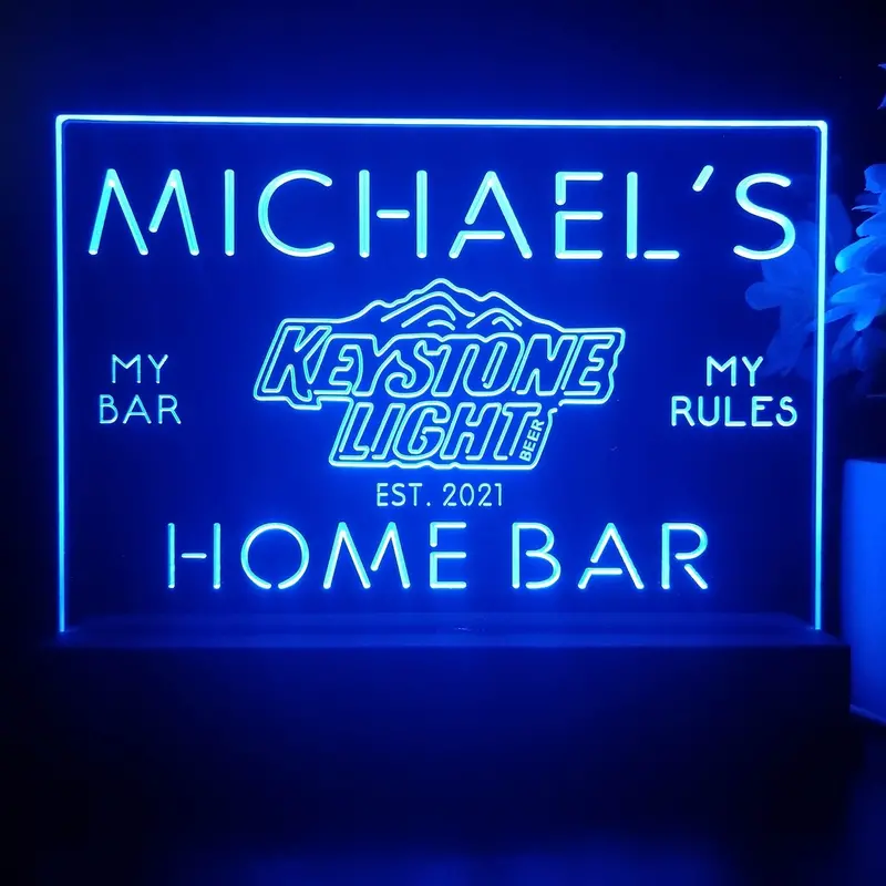 Personalized Keystone Light Souvenir Neon Led Night Light Sign 1