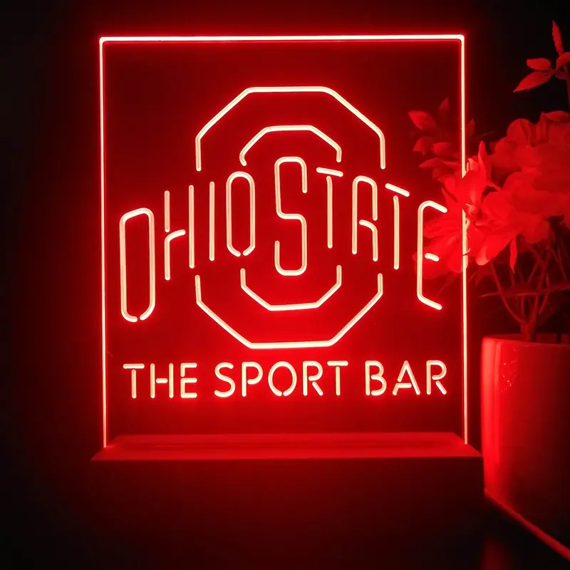 Personalized Ohio State Buckeyes Souvenir Neon Led Night Light Sign 1
