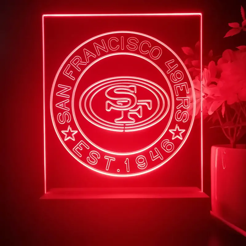 Personalized San Francisco 49Ers Souvenir Neon Led Night Light Sign 1