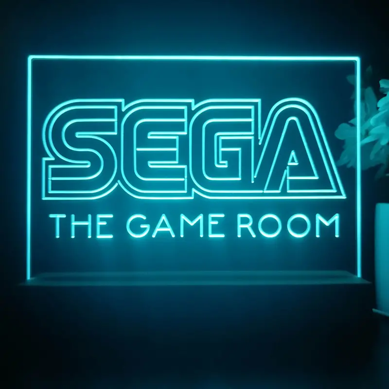 Personalized Sega Souvenir Neon Led Night Light Sign 1