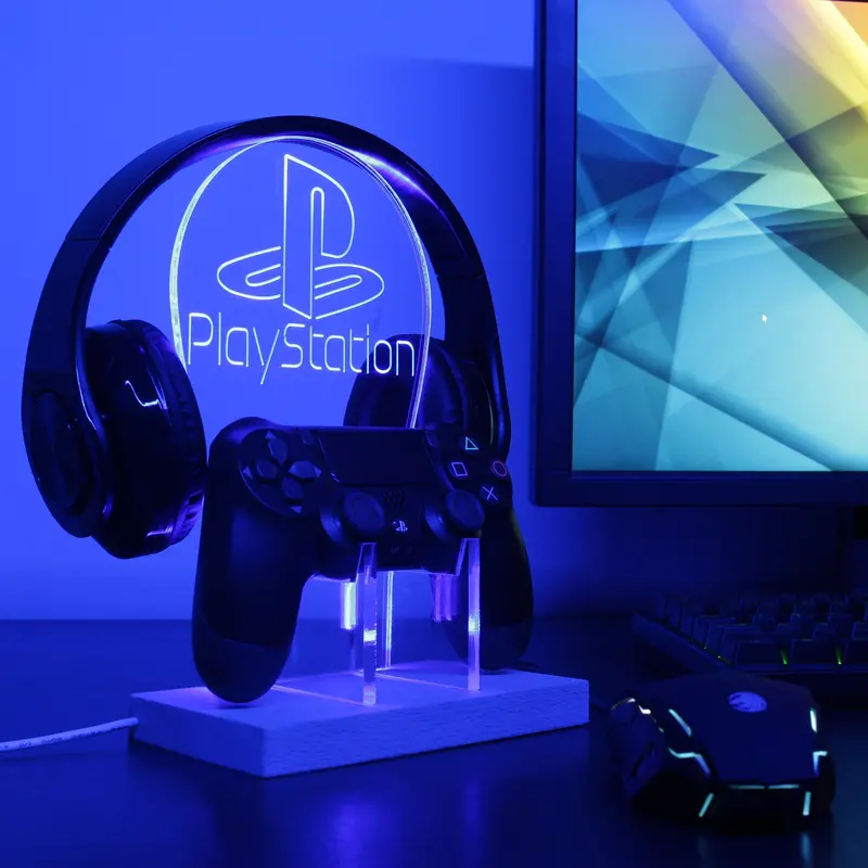 Playstation Led Gaming Headset Controller Stand 1