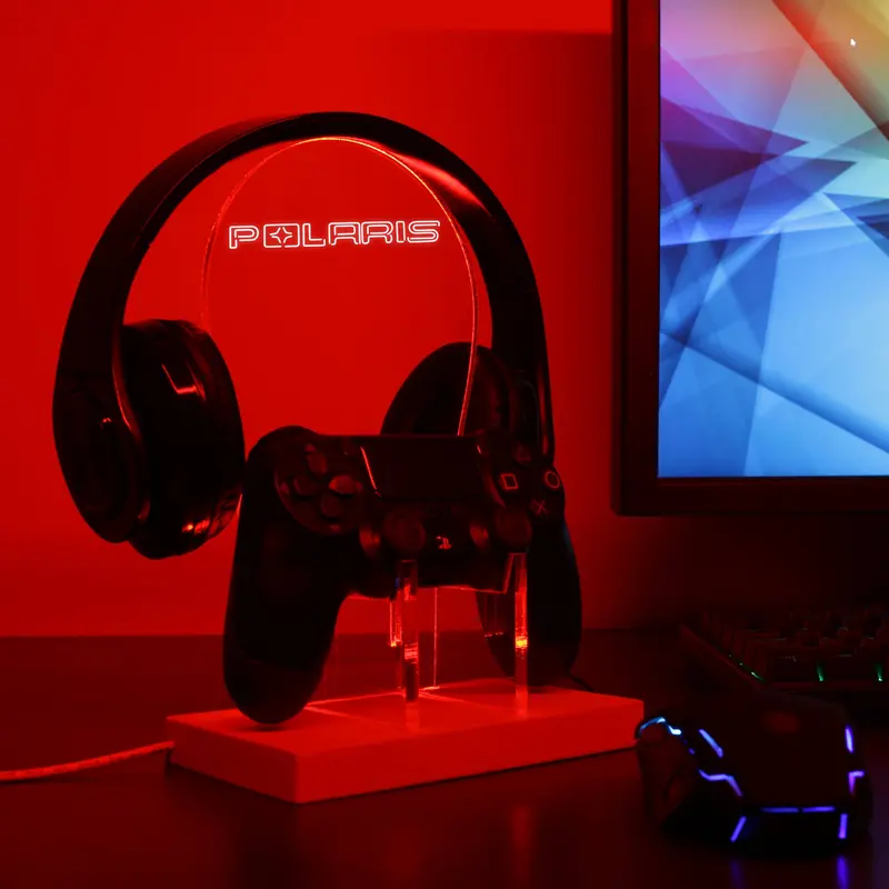 Polaris Snowmobile Led Gaming Headset Controller Stand 1