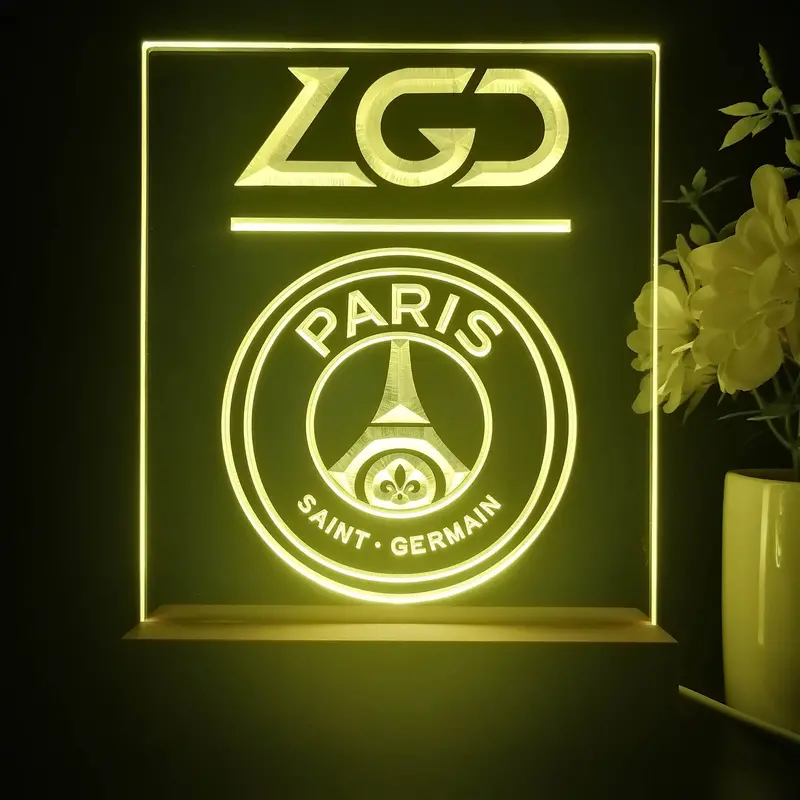 Psg.Lgd 3D Illusion Night Light Desk Lamp 1