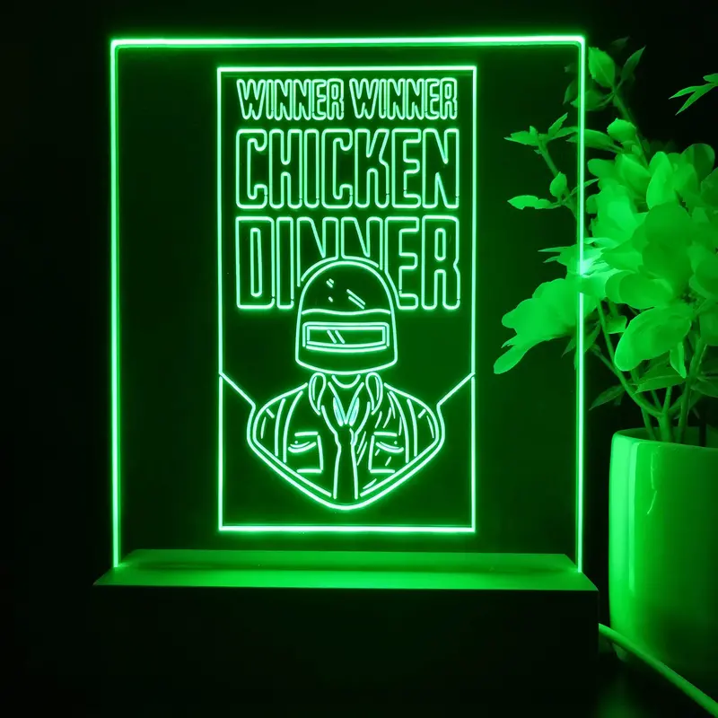 Pubg Game Room Led Sign Lamp Display 1