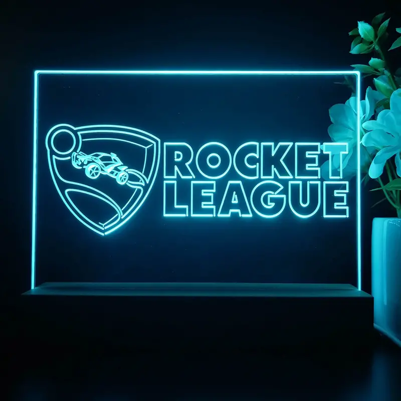 Rocket League Neon Sign Game Room Lamp 1