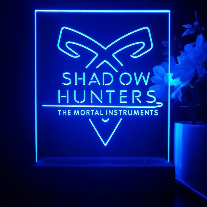 Shadowhunters 3D Illusion Night Light Desk Lamp 1