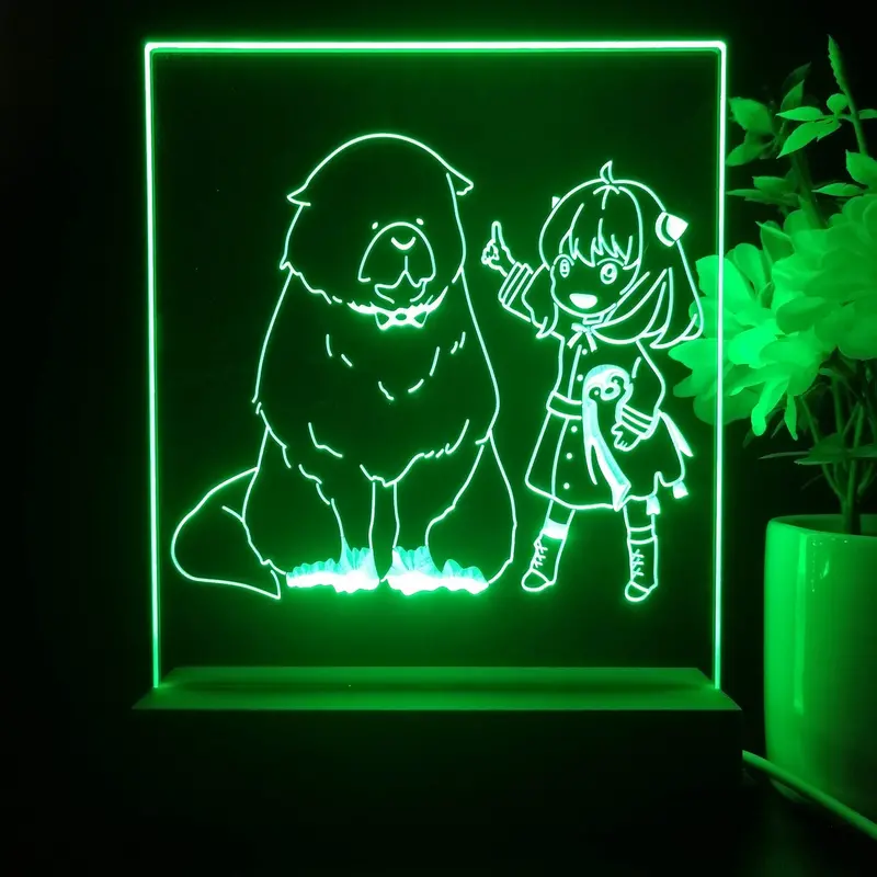 Spy × Family Anime Led Sign Lamp Display 1