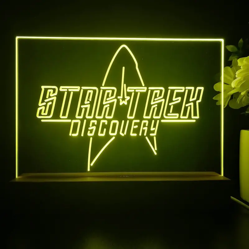 Star Trek Discovery 3D Illusion Night Light Desk Lamp 1