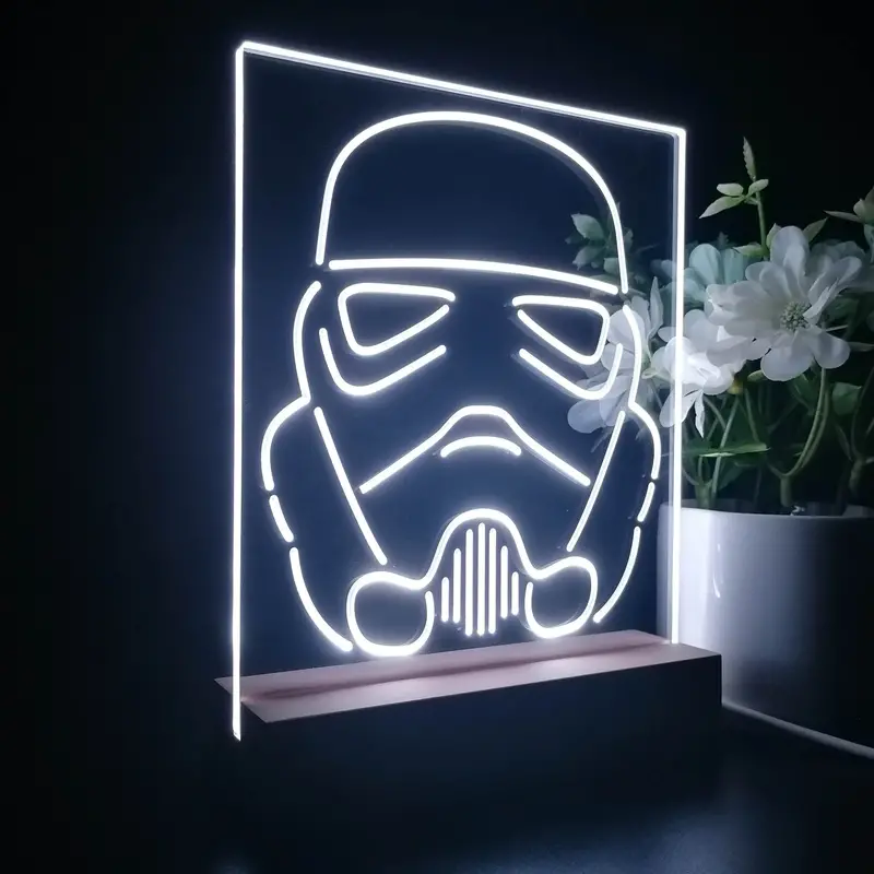 Star Wars Stormtrooper 3D Illusion Night Light Desk Lamp 1