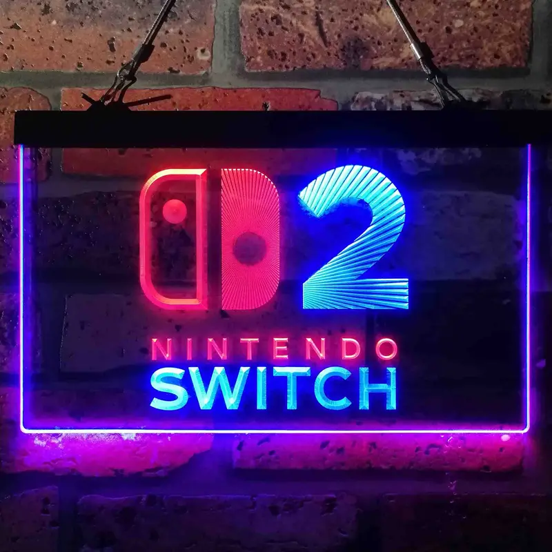 Switch 2 Game Room Neon Led Sign 1