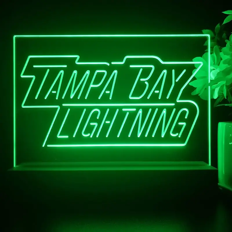 Tampa Bay Lightning Night Light Pub Bar Lamp 1