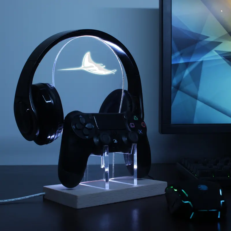 Tampa Bay Rays Led Gaming Headset Controller Stand 1