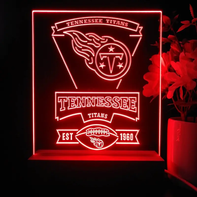 Tennessee Titans Neon Sign Pub Bar Lamp 1