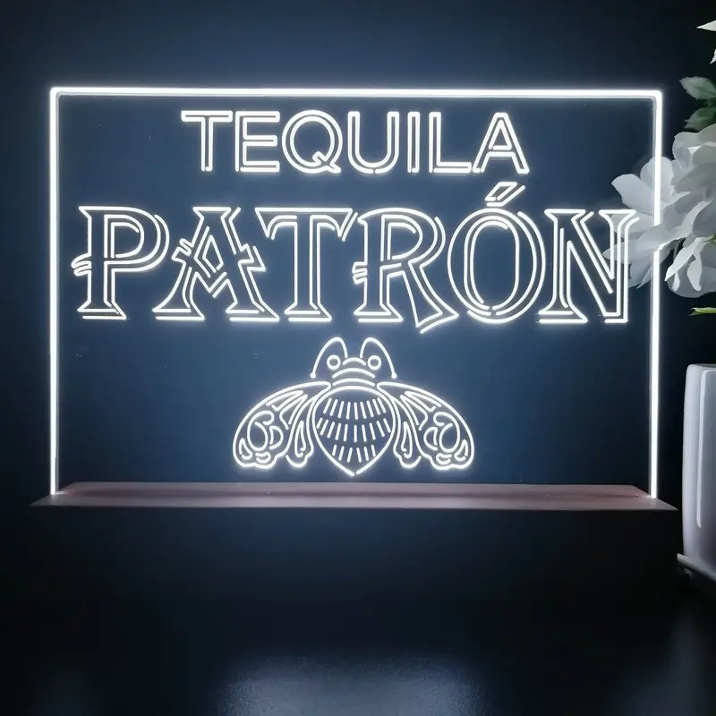 Tequila Patron Wine Neon Sign Pub Bar Lamp 1