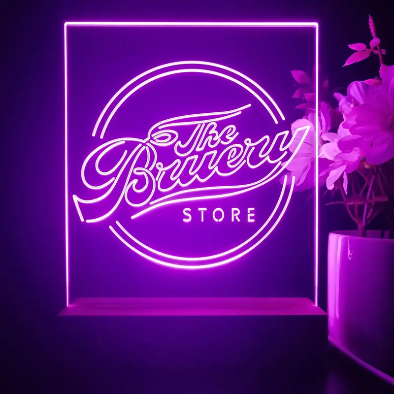 The Bruery Store D.C. Beer 3D Illusion Night Light Desk Lamp 1