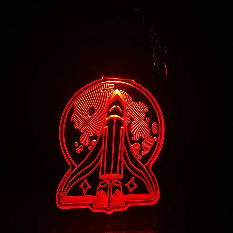 The Last Of Us Spaceship Led Light Acrylic Keychain , Christmas Tree Ornament 1
