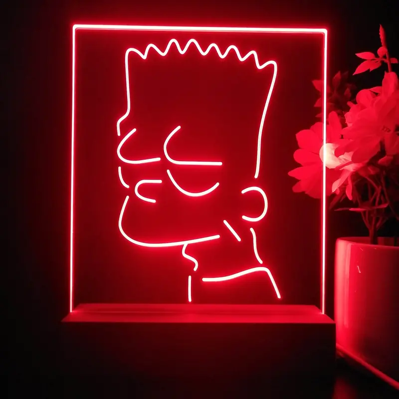 The Simpsons 3D Illusion Night Light Desk Lamp 1