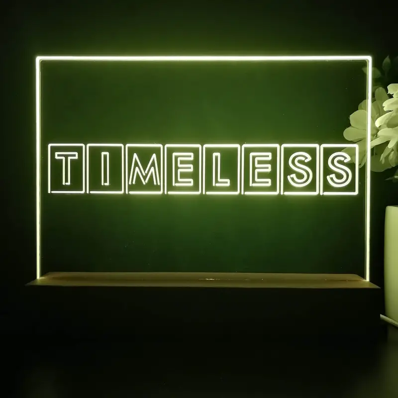 Timeless Tv 3D Illusion Night Light Desk Lamp 1