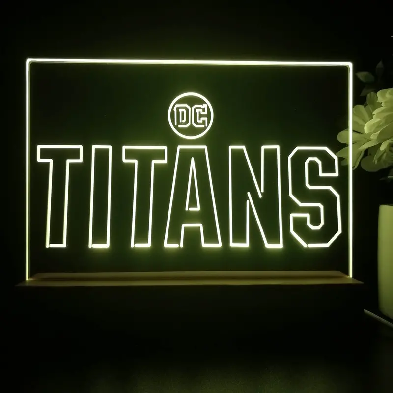 Titans 3D Illusion Night Light Desk Lamp 1