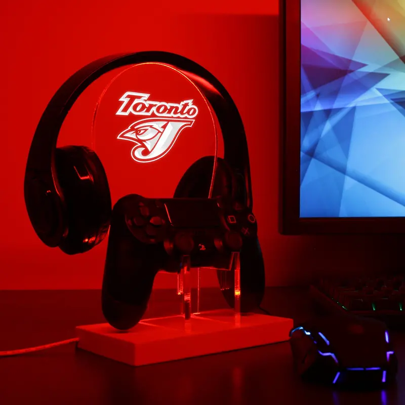 Toronto Blue Jays Led Gaming Headset Controller Stand 1