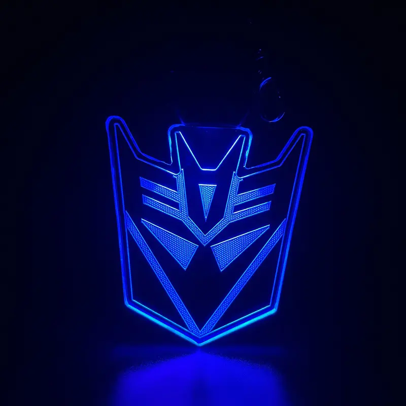 Transformers Led Light Acrylic Keychain , Christmas Tree Ornament 1