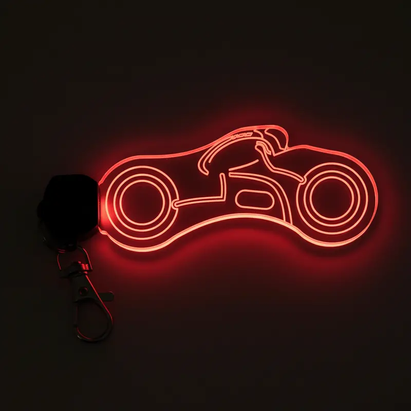 Tron Ares Led Light Acrylic Keychain , Christmas Tree Ornament 1