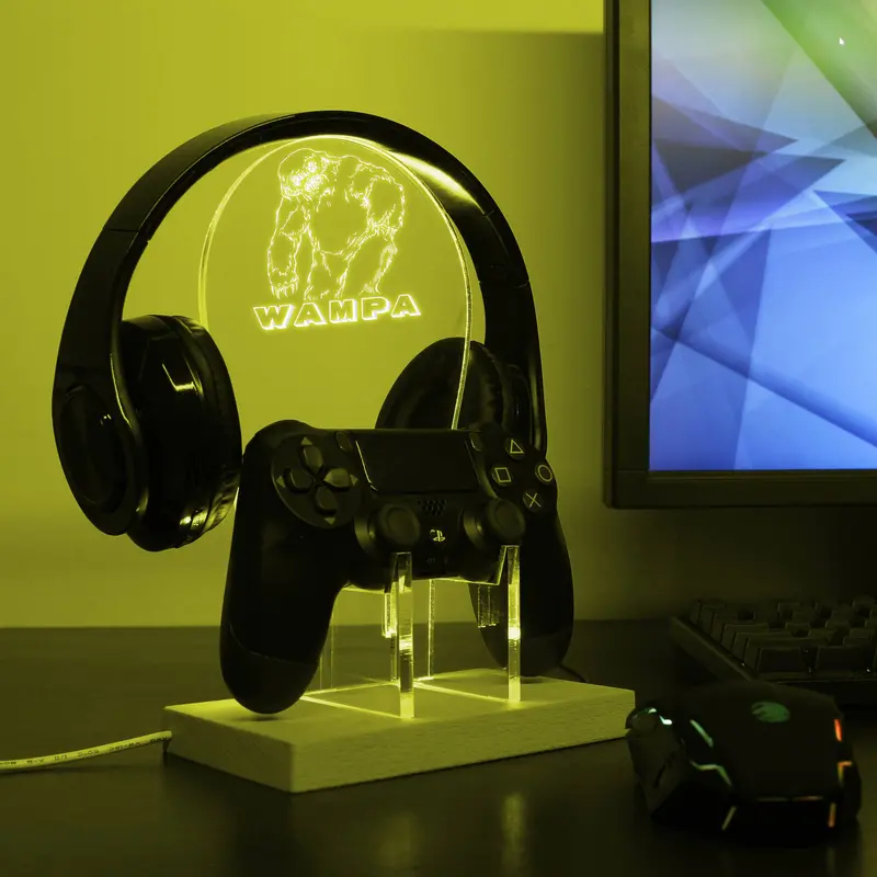 Wampa Led Gaming Headset Controller Stand 1