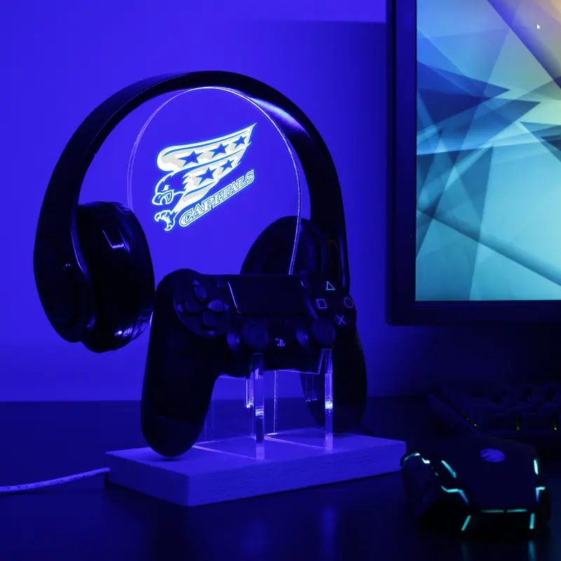 Washington Capitals Led Gaming Headset Controller Stand 1