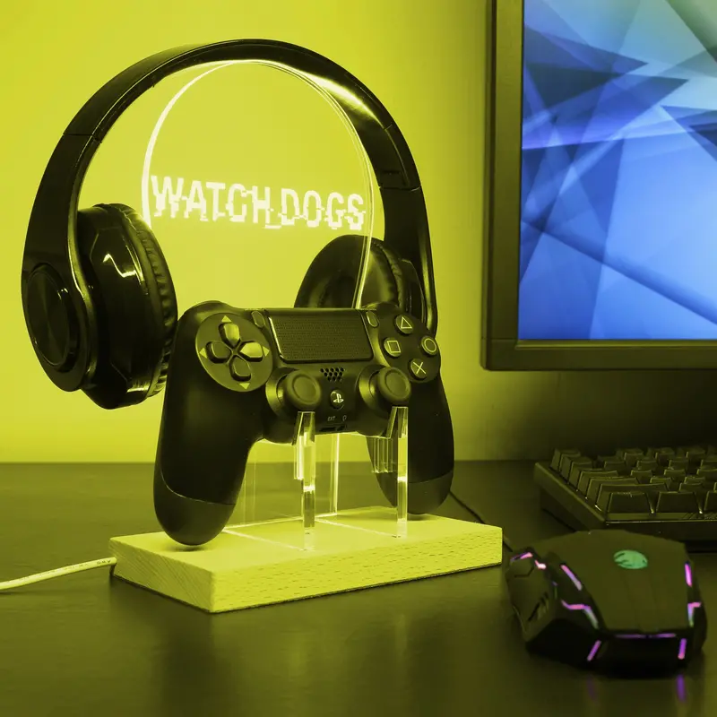 Watch Dogs Led Gaming Headset Controller Stand 1